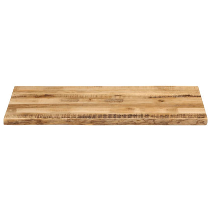 Bordsskiva 120x60x3,8 cm levande kant massivt grovt mangoträ