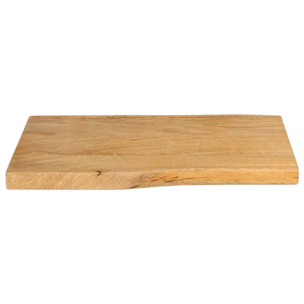 Bordsskiva 50x40x2,5 cm levande kant massivt mangoträ