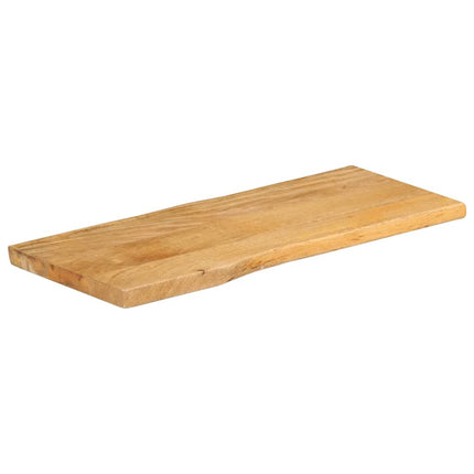 Bordsskiva 90x40x2,5 cm levande kant massivt mangoträ