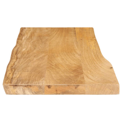 Bordsskiva 90x40x2,5 cm levande kant massivt mangoträ