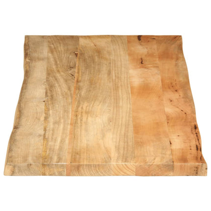 Bordsskiva 140x60x2,5 cm levande kant massivt mangoträ