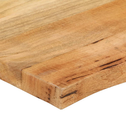 Bordsskiva 140x60x2,5 cm levande kant massivt mangoträ
