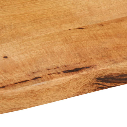 Bordsskiva 140x60x2,5 cm levande kant massivt mangoträ