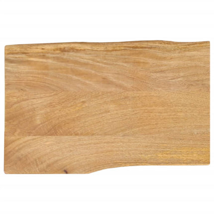 Bordsskiva 50x40x3,8 cm levande kant massivt mangoträ