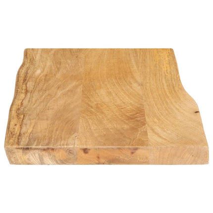 Bordsskiva 50x40x3,8 cm levande kant massivt mangoträ