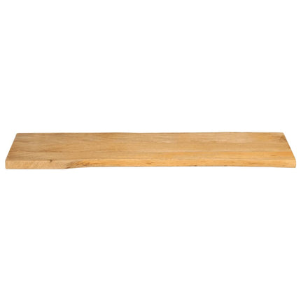 Bordsskiva 140x40x3,8 cm levande kant massivt mangoträ