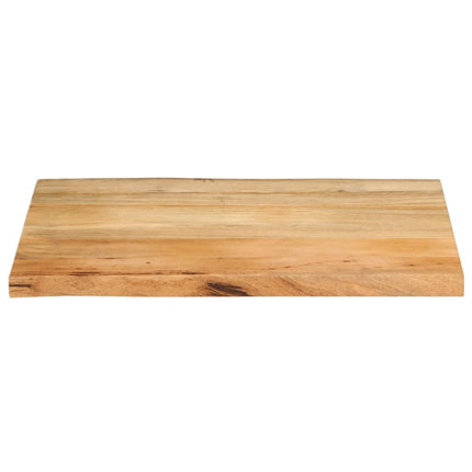 Bordsskiva 80x60x3,8 cm levande kant massivt mangoträ