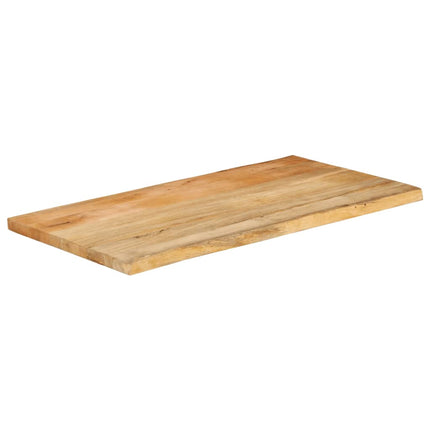 Bordsskiva 110x60x3,8 cm levande kant massivt mangoträ