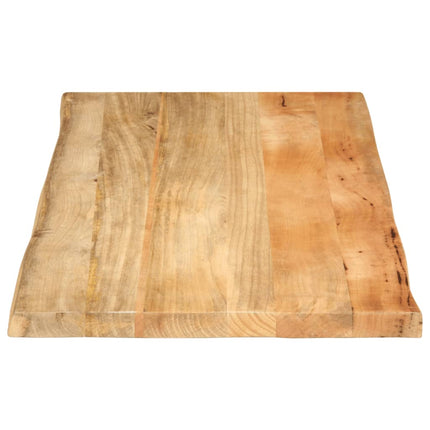 Bordsskiva 110x60x3,8 cm levande kant massivt mangoträ