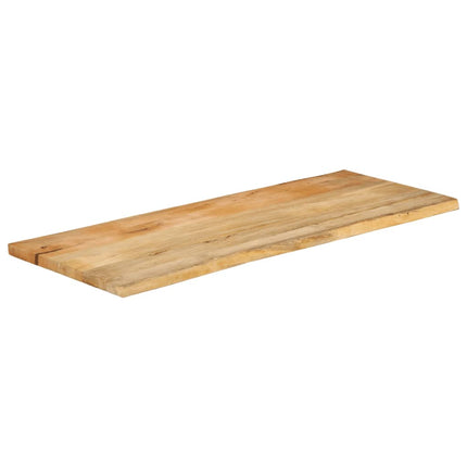 Bordsskiva 140x60x3,8 cm levande kant massivt mangoträ