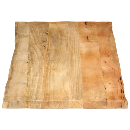 Bordsskiva 140x60x3,8 cm levande kant massivt mangoträ