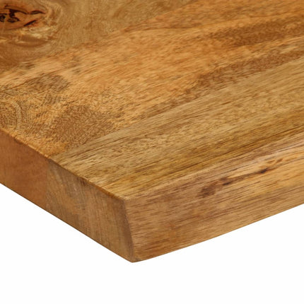Bordsskiva 80x40x2,5 cm levande kant massivt mangoträ