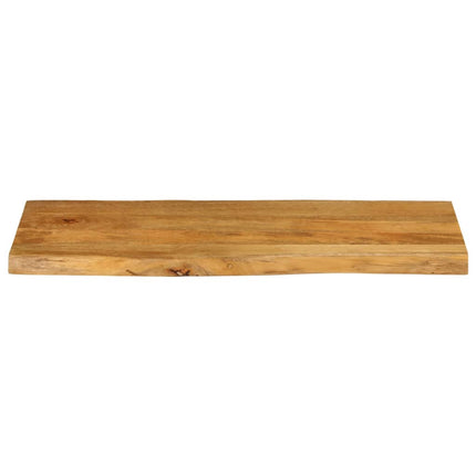 Bordsskiva 90x40x2,5 cm levande kant massivt mangoträ