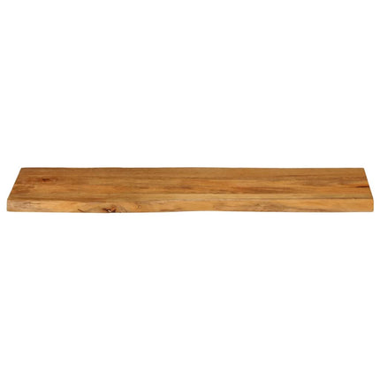 Bordsskiva 120x40x2,5 cm levande kant massivt mangoträ