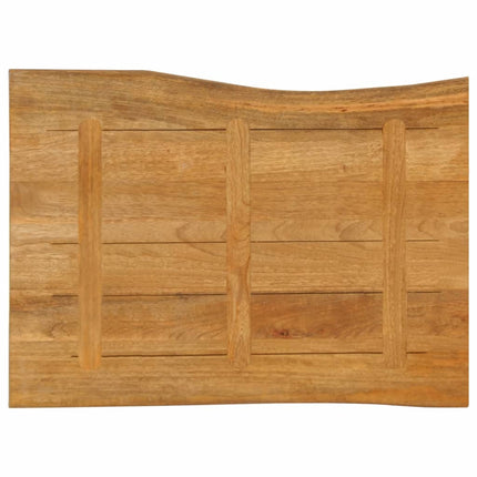 Bordsskiva 90x60x2,5 cm levande kant massivt mangoträ