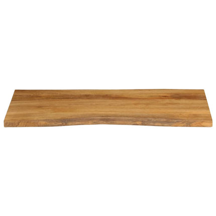 Bordsskiva 120x60x2,5 cm levande kant massivt mangoträ