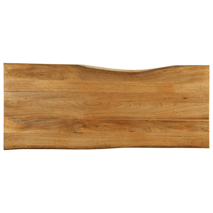 Bordsskiva 140x60x2,5 cm levande kant massivt mangoträ