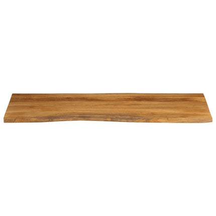 Bordsskiva 140x60x2,5 cm levande kant massivt mangoträ