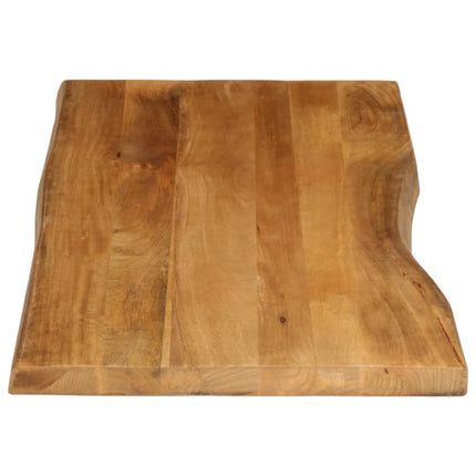 Bordsskiva 140x60x2,5 cm levande kant massivt mangoträ