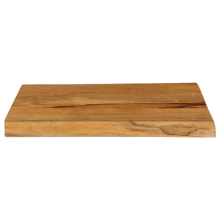 Bordsskiva 60x40x3,8 cm levande kant massivt mangoträ