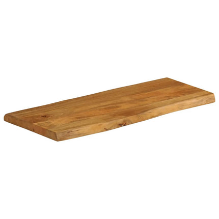 Bordsskiva 90x40x3,8 cm levande kant massivt mangoträ
