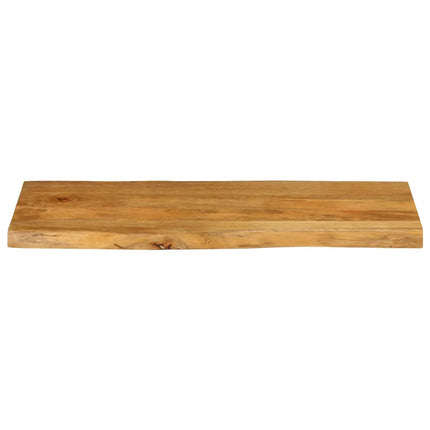 Bordsskiva 100x40x3,8 cm levande kant massivt mangoträ