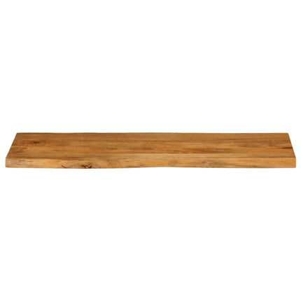 Bordsskiva 120x40x3,8 cm levande kant massivt mangoträ