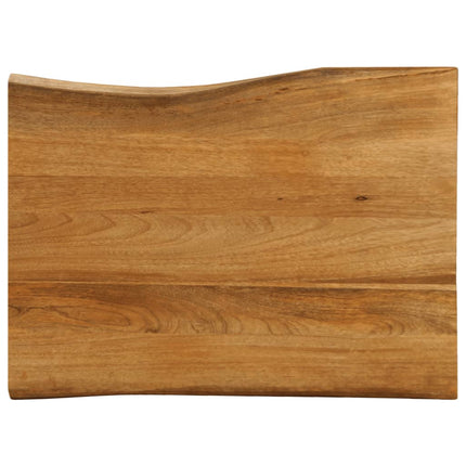 Bordsskiva 80x60x3,8 cm levande kant massivt mangoträ