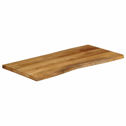 Bordsskiva 110x60x3,8 cm levande kant massivt mangoträ
