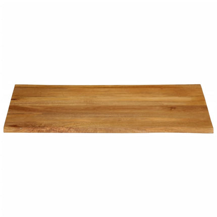 Bordsskiva 90x80x3,8 cm levande kant massivt mangoträ