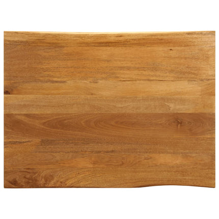 Bordsskiva 110x80x3,8 cm levande kant massivt mangoträ