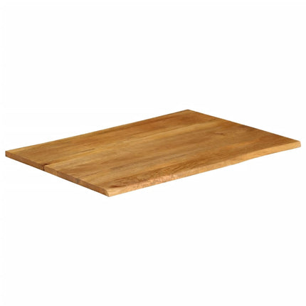 Bordsskiva 110x80x3,8 cm levande kant massivt mangoträ