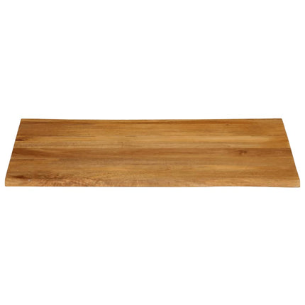 Bordsskiva 110x80x3,8 cm levande kant massivt mangoträ