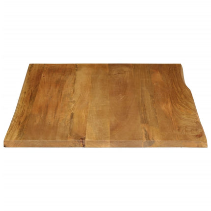 Bordsskiva 110x80x3,8 cm levande kant massivt mangoträ