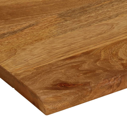 Bordsskiva 110x80x3,8 cm levande kant massivt mangoträ