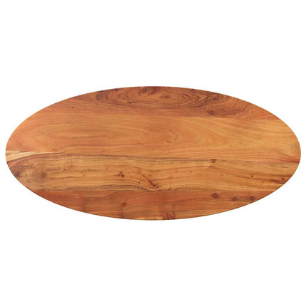 Bordsskiva 120x60x2,5 cm oval massivt akaciaträ