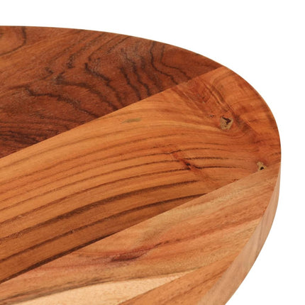 Bordsskiva 140x60x2,5 cm oval massivt akaciaträ