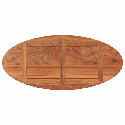 Bordsskiva 110x50x3,8 cm oval massivt akaciaträ