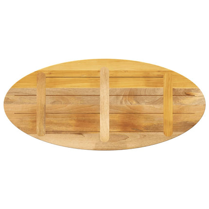 Bordsskiva 100x40x2,5 cm oval massivt mangoträ