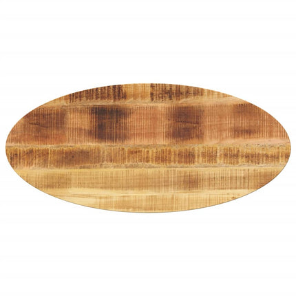 Bordsskiva 140x50x3,8 cm oval massivt mangoträ
