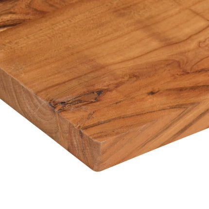 Bordsskiva 100x80x2,5 cm rektangulär massiv akacia