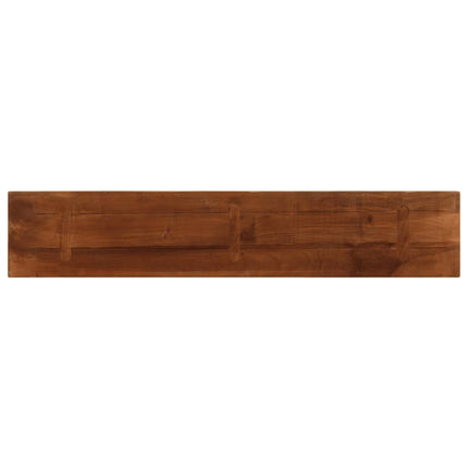 Bordsskiva 160x40x2,5 cm rektangulär massivt återvunnet trä