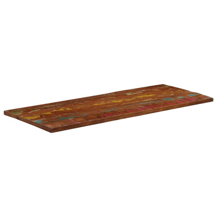 Bordsskiva 140x50x2,5 cm rektangulär massivt återvunnet trä