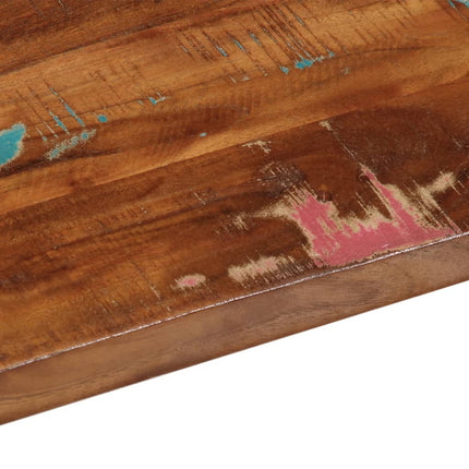 Bordsskiva 80x20x3,8 cm rektangulär massivt återvunnet trä
