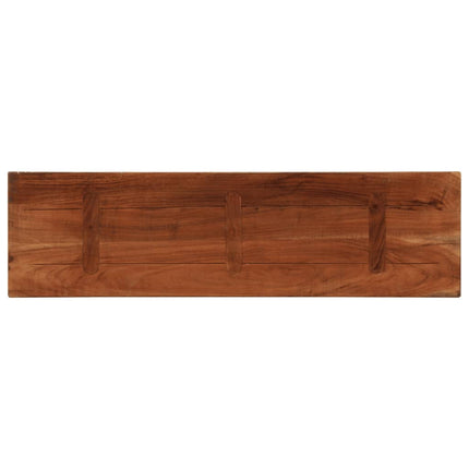 Bordsskiva 120x30x3,8 cm rektangulär massivt återvunnet trä