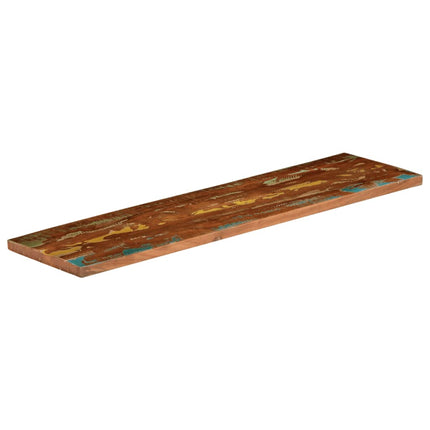 Bordsskiva 120x40x3,8 cm rektangulär massivt återvunnet trä