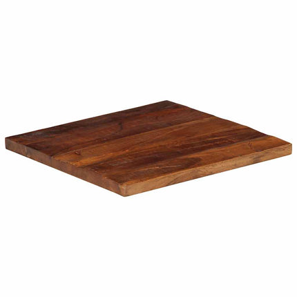 Bordsskiva 60x60x2,5 cm fyrkantig massivt återvunnet trä