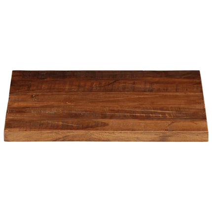 Bordsskiva 60x60x2,5 cm fyrkantig massivt återvunnet trä