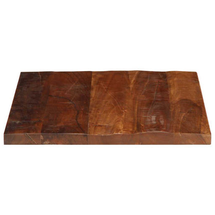 Bordsskiva 60x60x2,5 cm fyrkantig massivt återvunnet trä