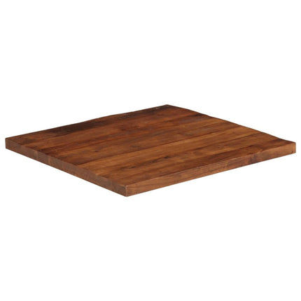 Bordsskiva 90x90x2,5 cm fyrkantig massivt återvunnet trä